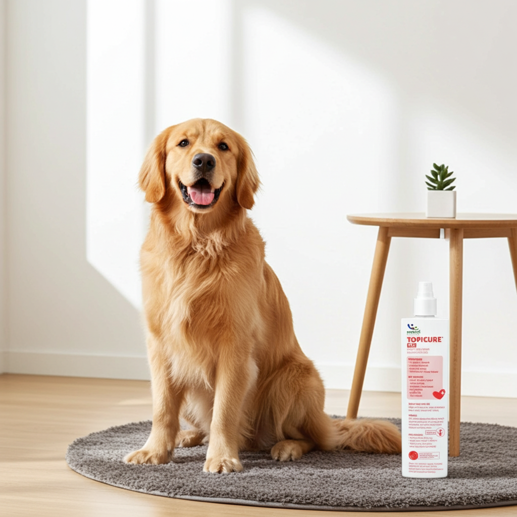 Topicure Pet Spray â€“ Fast-Acting Antiseptic & Wound Care Spray for Dogs & Cats