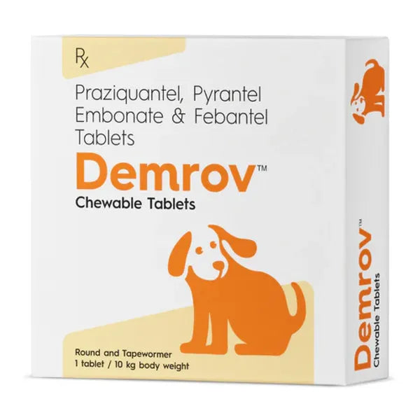 Vvaan Demrov Dewormer Tablets for Dogs â€“ Broad Spectrum Dog Deworming Medicine