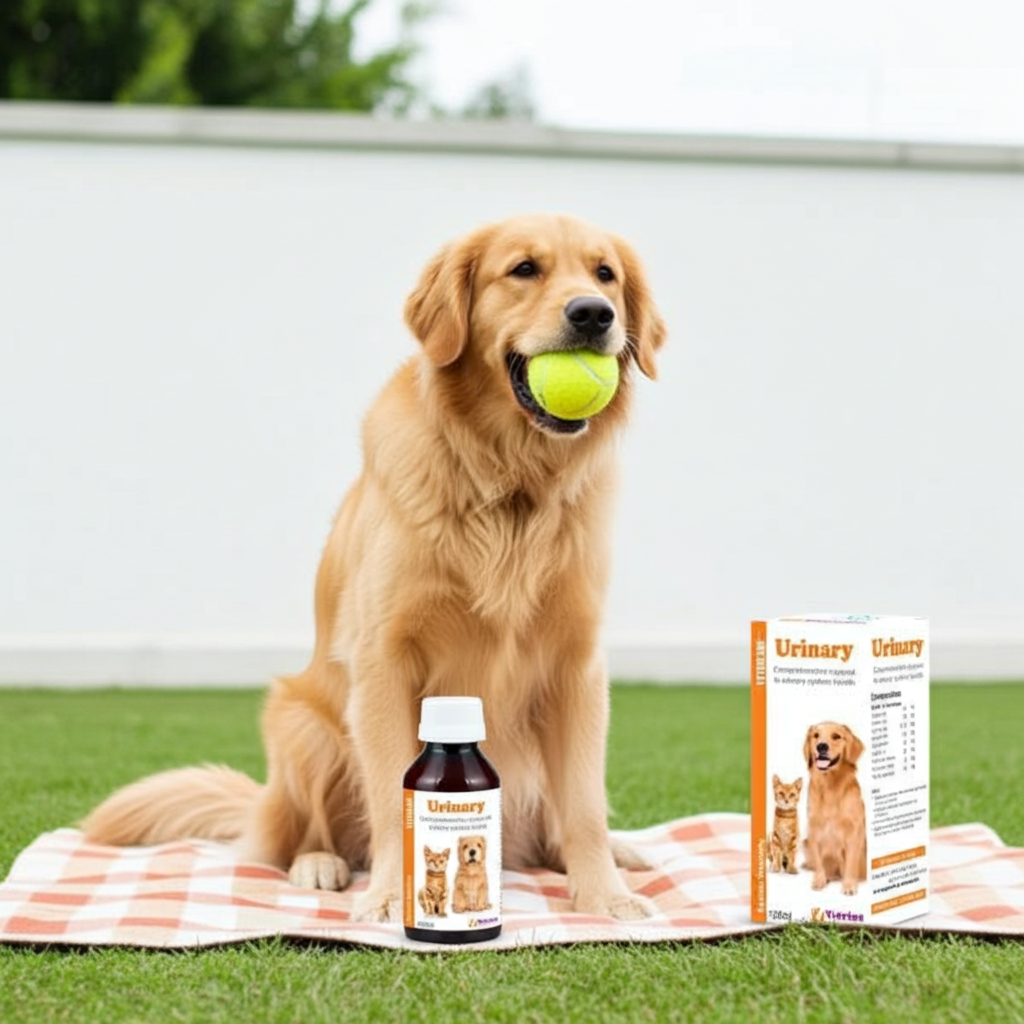 Vetina Vetricare Urinary Syrup 100ml for Dogs & Cats | Urinary Tract Health Supplement | Supports Bladder Function, Kidney Health & Stone Prevention
