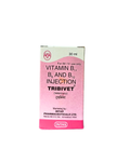 Intas Tribivet 30ml  â€“ Advanced B-Vitamin Injectable for Dogs, Cats, Cows, Horses, Goats, Pigs & Small Animals | Vitamin B1, B6, B12, Thiamine & Cyanocobalamin