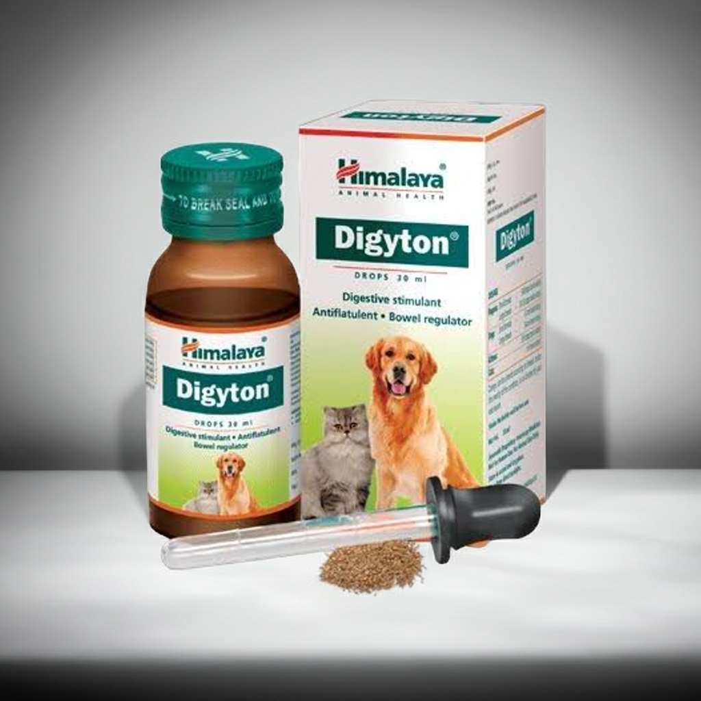 Himalaya Digytone Liquid â€“ Herbal Digestive Supplement for Dogs & Cats