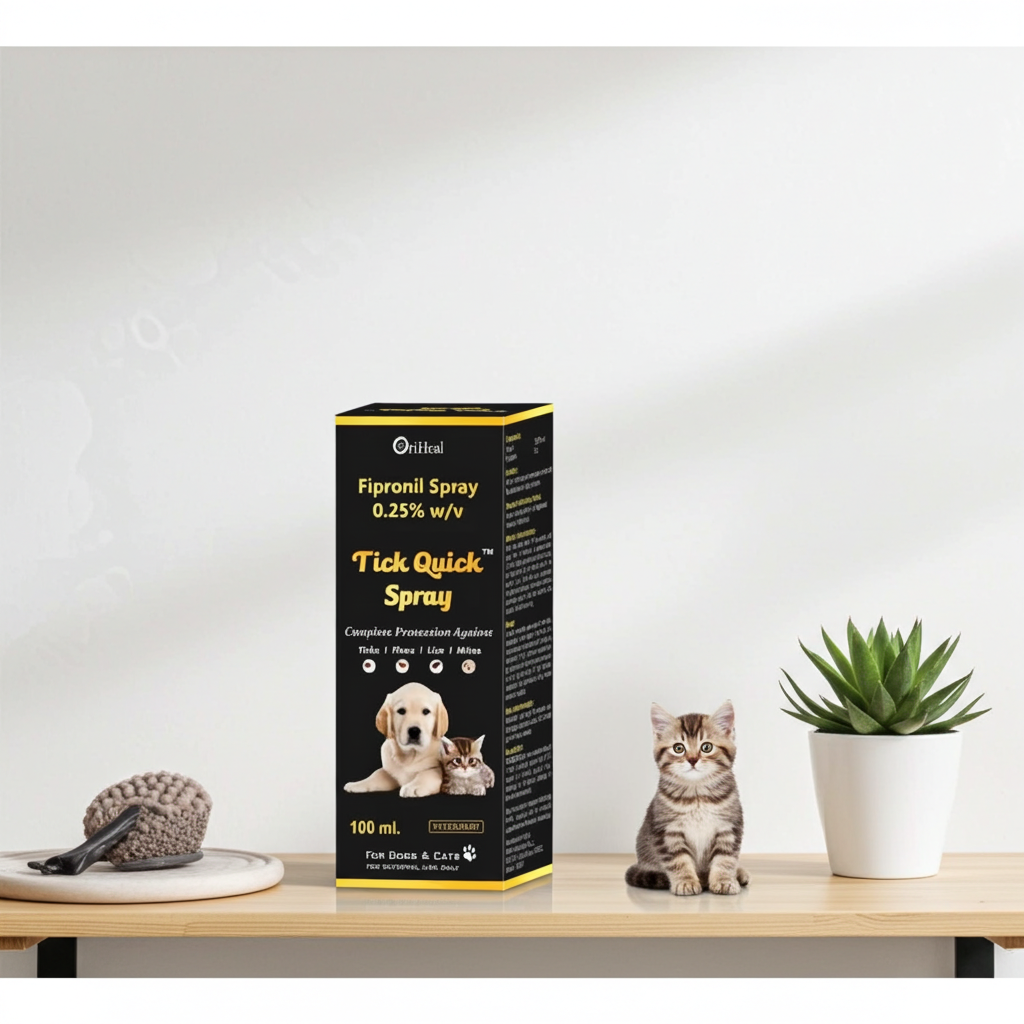 Tick Quick Spray â€“ External Tick & Flea Control Spray for Dogs & Cats