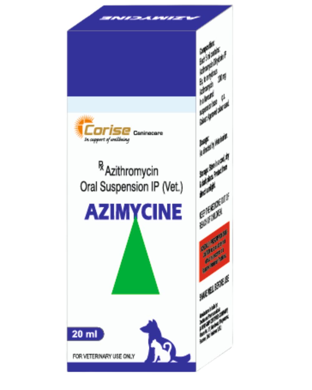 Corise Azimycine Syrup Oral Suspension 20ml for Dogs and Cats