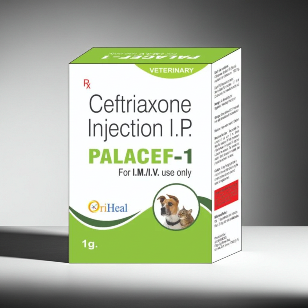 Oriheal Palacef-1 1g Injection â€“ Veterinary Injection for Animals | Trusted Oriheal Animal Health Product