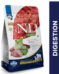 Farmina N&D Quinoa Lamb, Mint & Fennel Digestion Grain-Free Adult Mini Dry Dog Food â€“ High Protein, Gut Health Formula for Small Breed Dogs with Sensitive Stomach