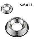 Paws & Tailsâ„¢ Anti-Slip Dog Feeding Bowl | Heavy-Duty Stainless Steel Pet Food & Water Bowl for Puppies and Adult Dogs