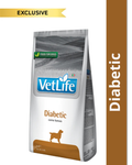 Farmina Vet Life Diabetic Canine Formula Adult Dog Dry Food â€“ Blood Sugar Support, Veterinary Prescription Diet for Diabetic Dogs