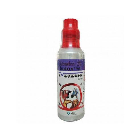 MSD Butox â€“ Veterinary Ectoparasiticide Solution for Cattle, Sheep, Goats, and Dogs | Kills Ticks, Fleas & Lice