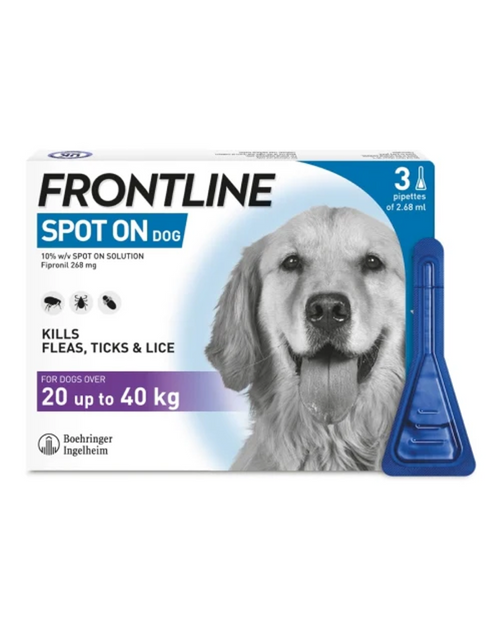 BOEHRINGER INGELHEIM FRONTLINE PLUS SPOT ON