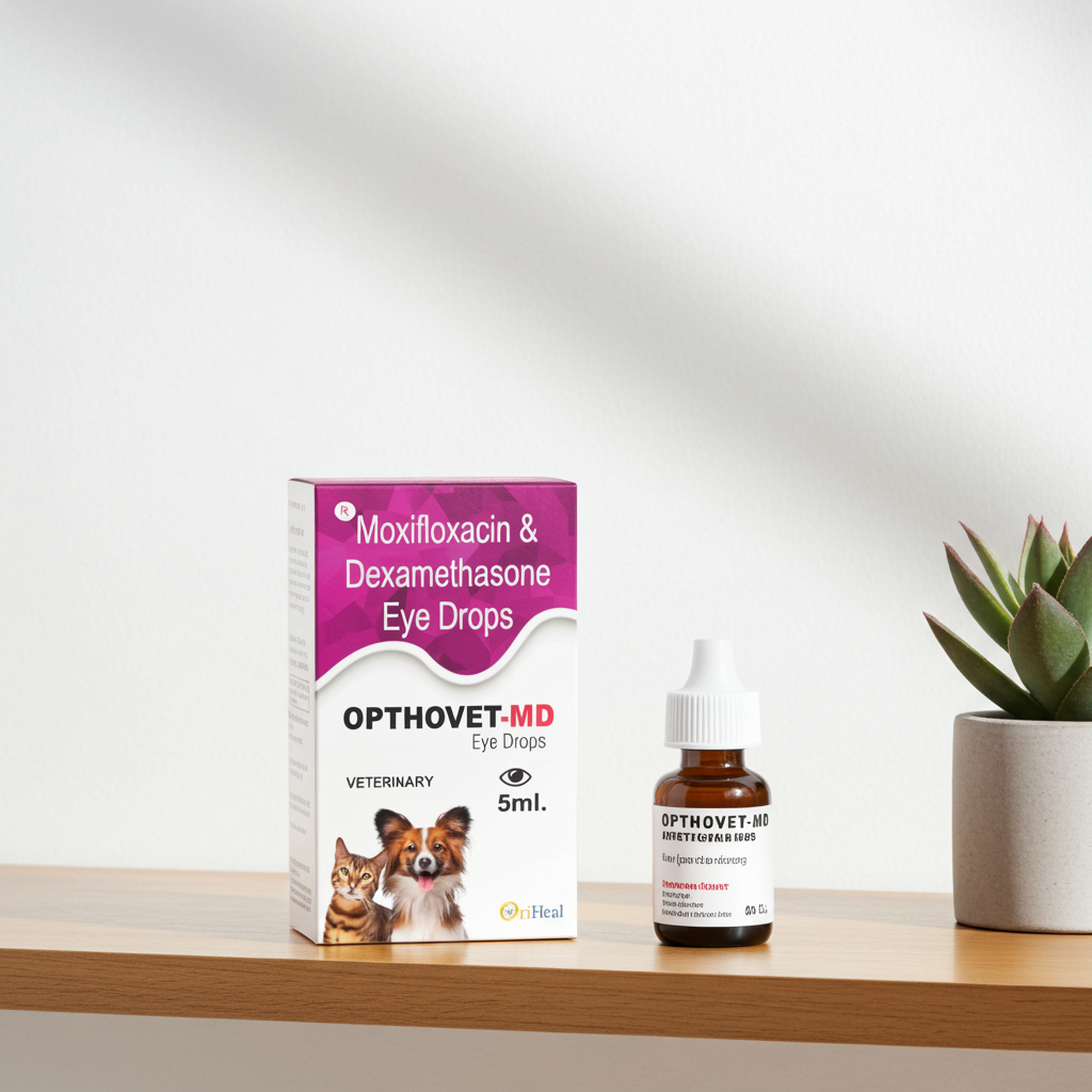 Oriheal Opthovet GP Eye Drops for Dogs & Cats | Daily Eye Care & Hygiene Solution