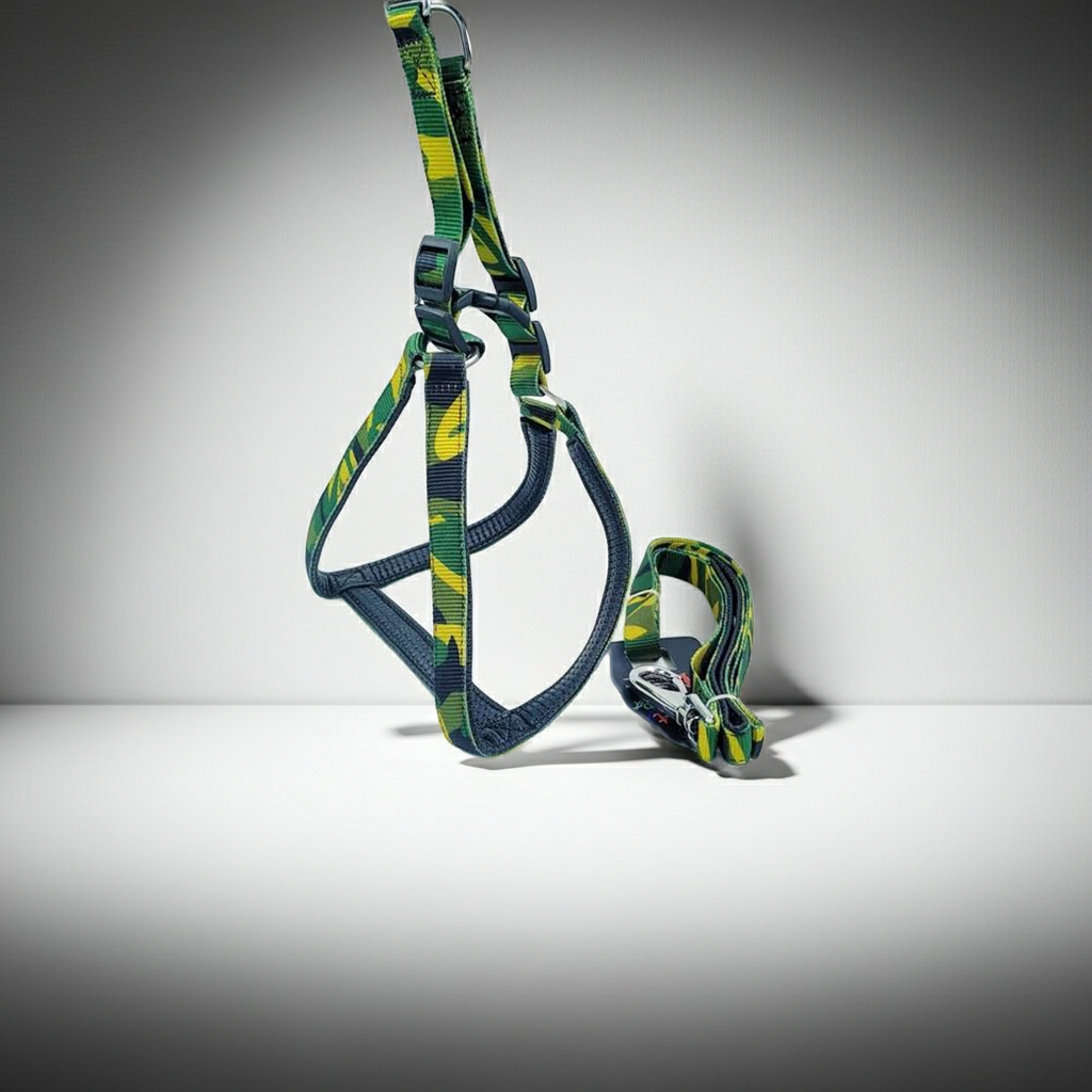 Paws & Tailsâ„¢ 20MM-Leash & Harness-Poly Print Padded