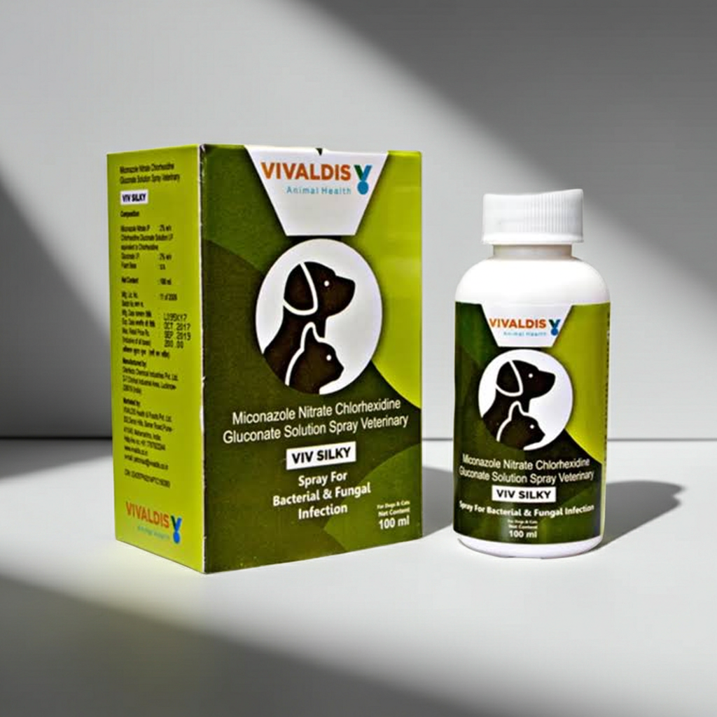 Vivaldis Viv Silky Spray 100ml â€“ Pet Coat Conditioner for Dogs & Cats | Softens Fur, Reduces Frizz & Enhances Shine | Daily Grooming Spray