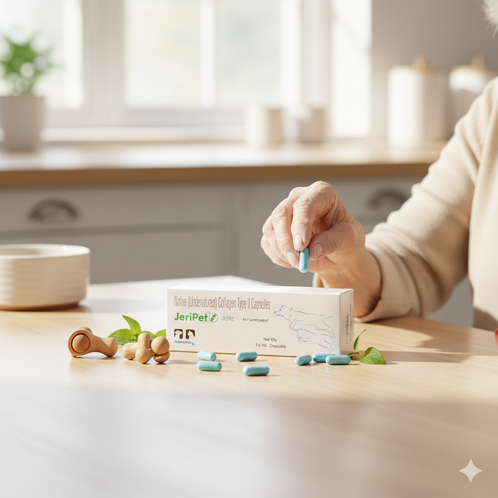 Alembic Jeri Pet Capsule Joint Health Supplement for Dogs & Cats