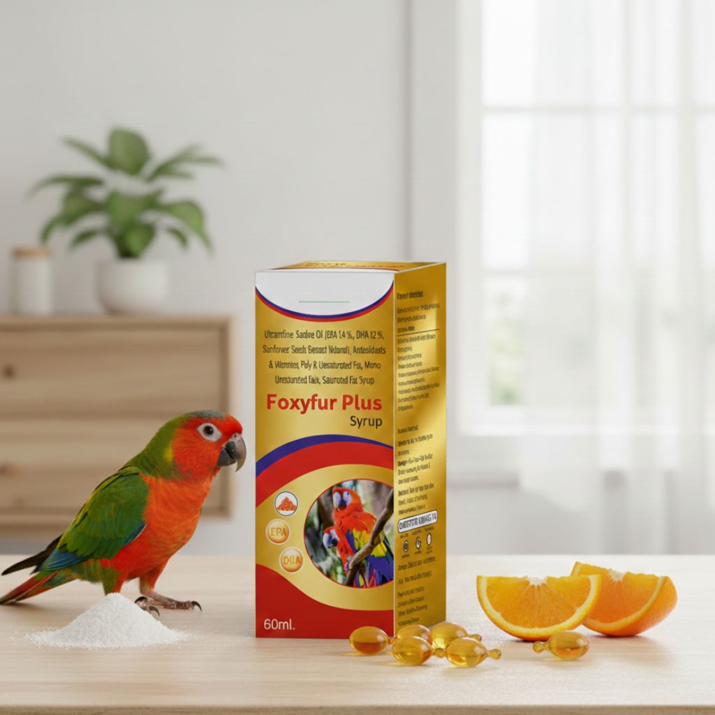 Swiss Biocare Foxyfur Plus 60ml â€“ Advanced Skin & Coat Supplement for Dogs & Cats