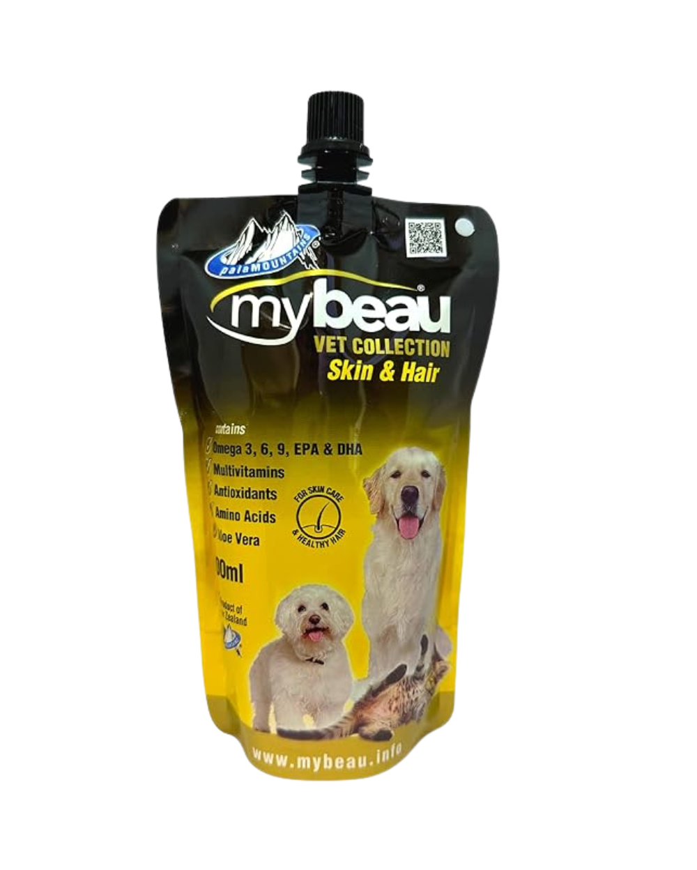 My Beau Skin & Hair Supplement for Dogs & Cats â€“ Aloe Vera, Omega 3 & 6, Flaxseed & Salmon Oil 300 ml