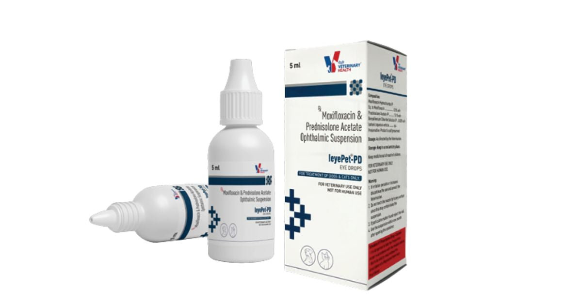 Drools LeyePet PD Eye Drops for Dogs & Cats â€“ Soothing Relief for Irritated Eyes
