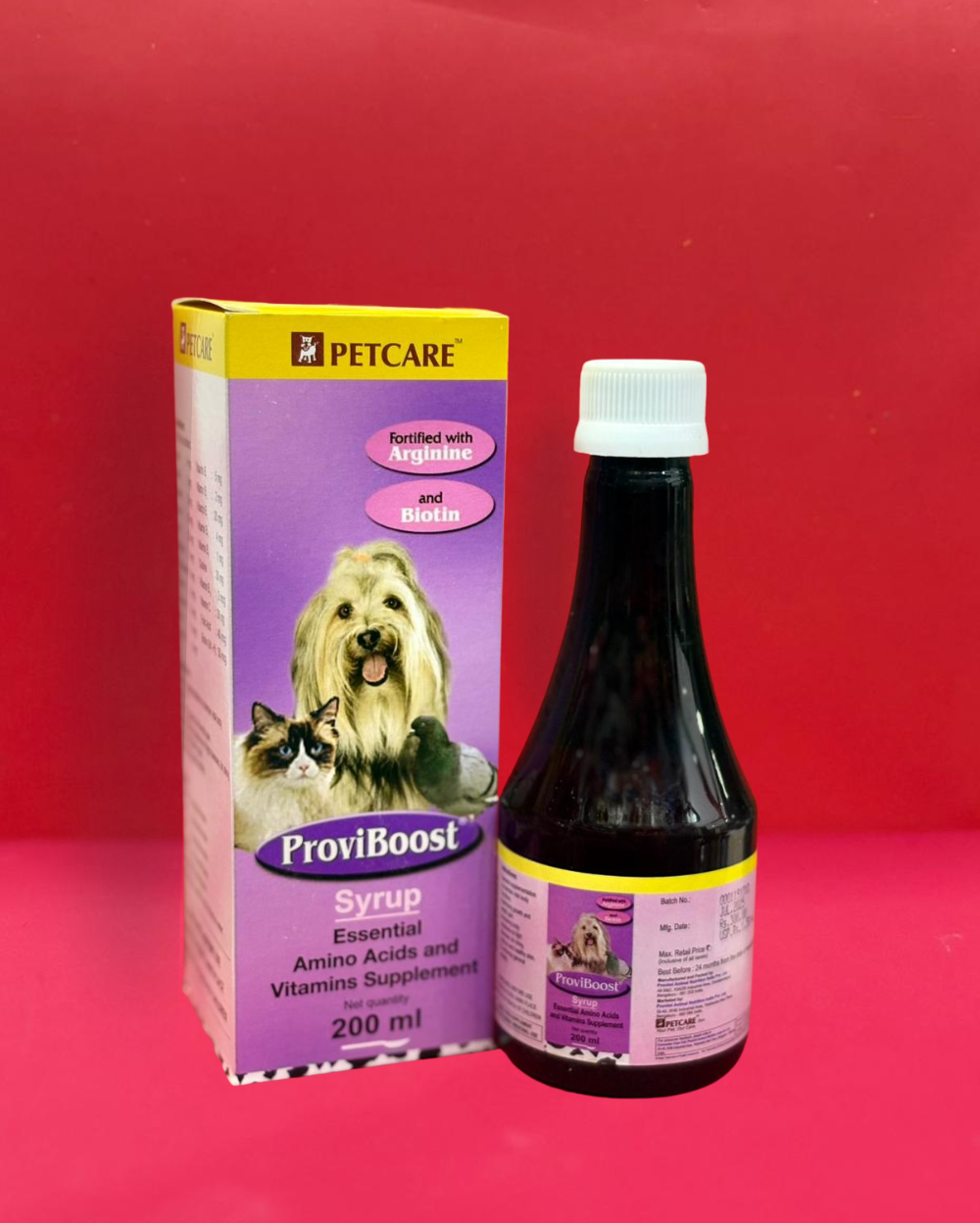 Petcare ProviBoost 200ml Syrup for Dogs & Cats â€“  Immunity Booster for Healthy Pets