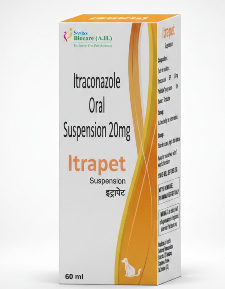Corise Itrapet Suspension 60ml â€“ Itraconazole Oral Antifungal for Dogs & Cats