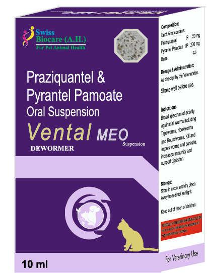 Swiss Biocare Vental MEO Oral Suspension 10ml for Kittens & Cats