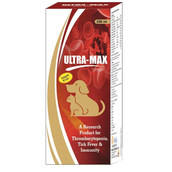 Oriheal Ultramax Syrup â€“ Natural Platelet Booster & Immunity Tonic for Dogs & Cats