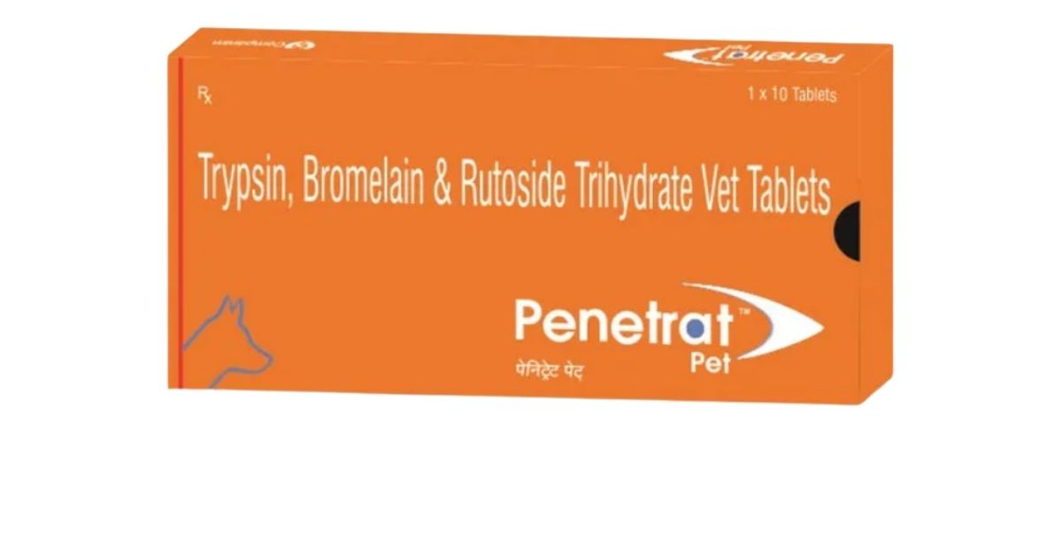 TTK Penetrat Pet Tablets for Dogs  1 Strip â€“ Wound Healing & Recovery Support