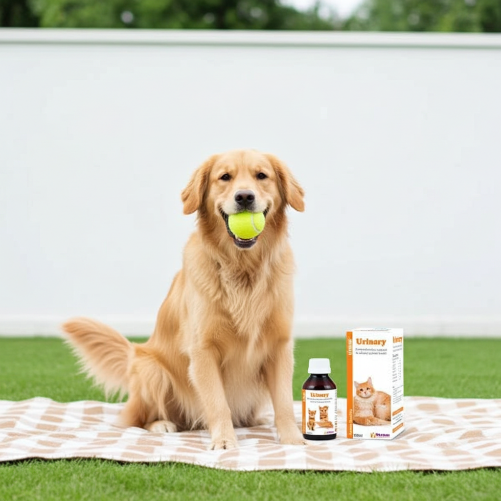 Vetina Vetricare Urinary Syrup 100ml for Dogs & Cats | Urinary Tract Health Supplement | Supports Bladder Function, Kidney Health & Stone Prevention