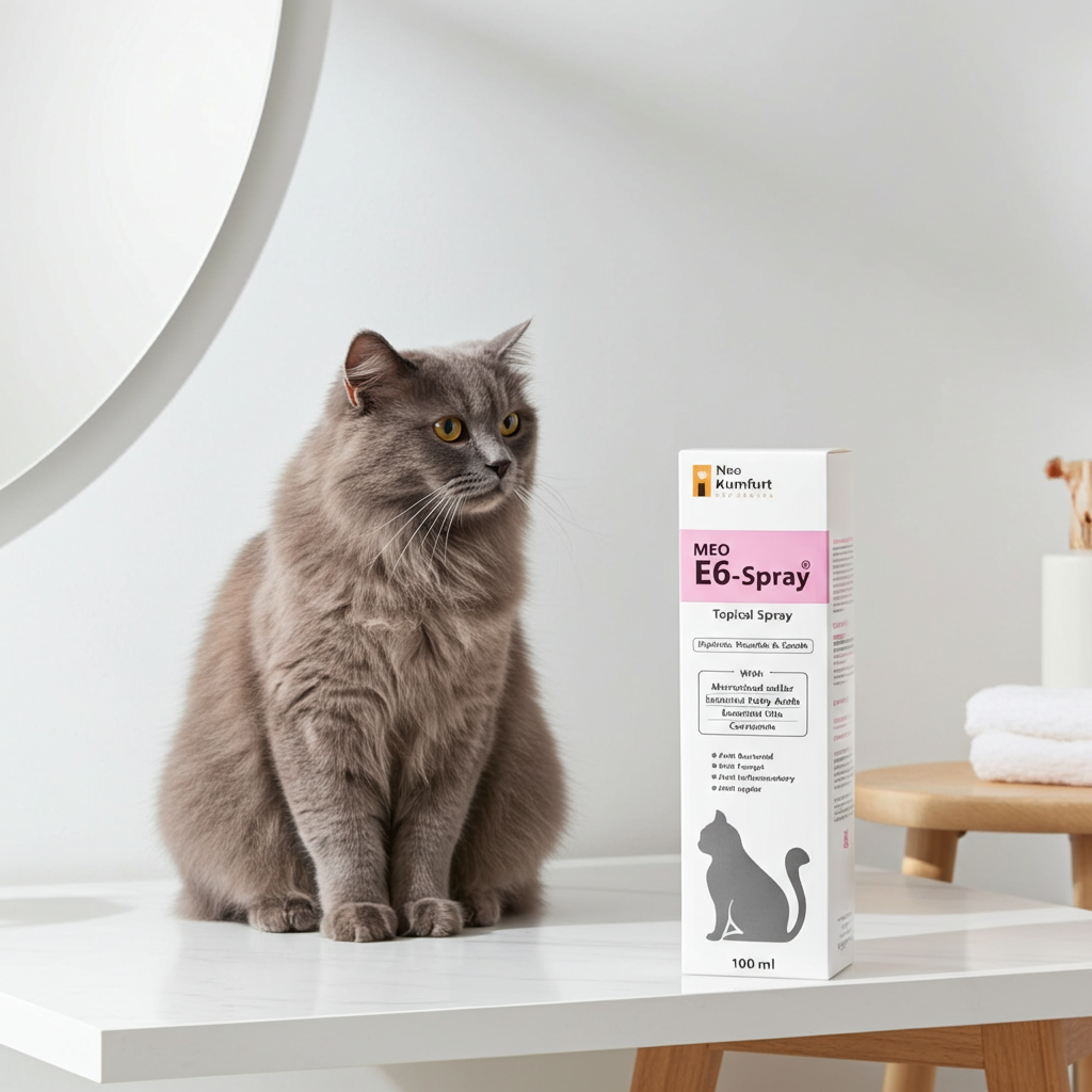 Neo Kumfurt Meo E6 Spray 100ML â€“ Anti-Tick, Flea & Mite Control Spray for Dogs & Cats