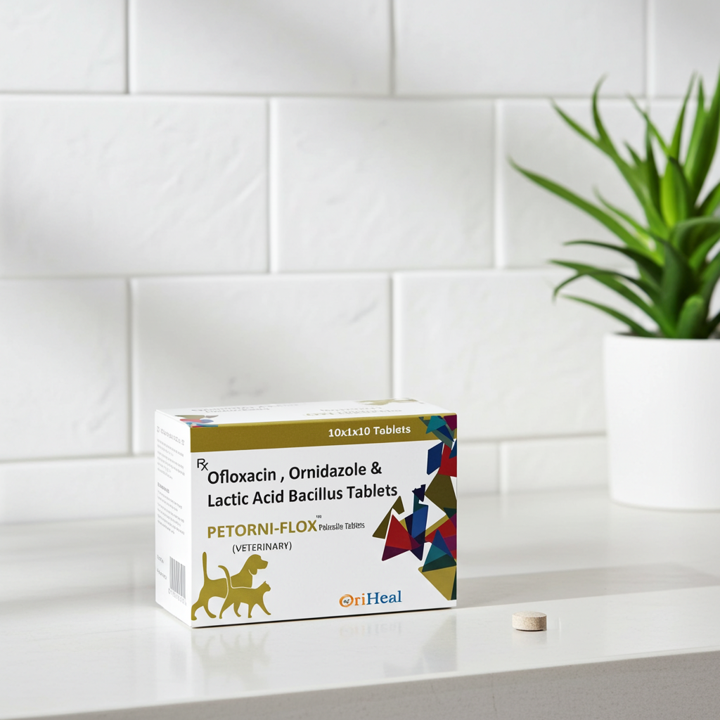 Oriheal Petorni Flox Tablets for Pets | Veterinary Care Tablets for Dogs & Cats