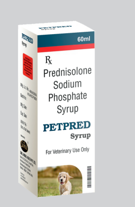 Sihil Petpred Oral Suspension 60ml for Dogs â€“ Prednisolone Syrup for Allergy & Inflammation Relief