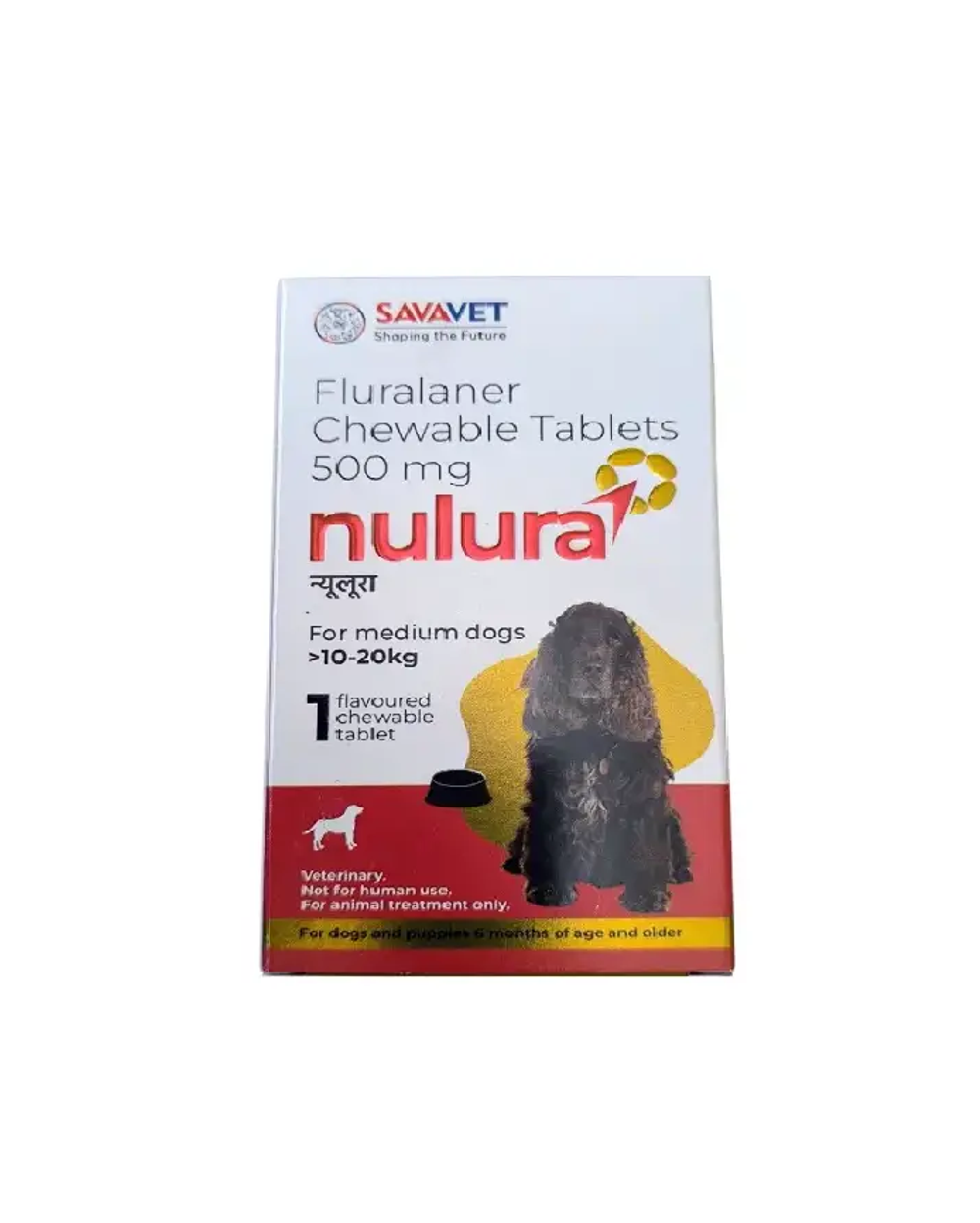 Savavet Nulura Tablets for Dogs â€“ Fast-Acting Tick & Flea Treatment, Effective Parasite Control, Vet-Approved Formula