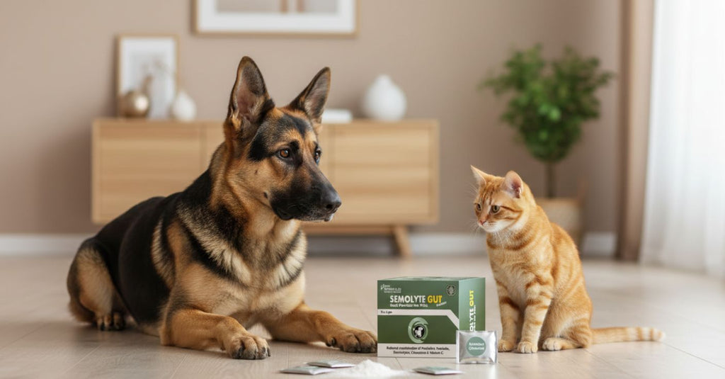 Swiss Biocare Semolyte Gut Oral Powder Digestive Recovery in Dogs & Cats