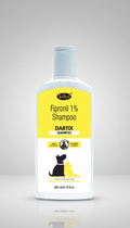 Dartix Anti-Tick & Anti-Flea Shampoo for Dogs & Cats | Fipronil Medicated Pet Shampoo for Ticks, Fleas & Lice