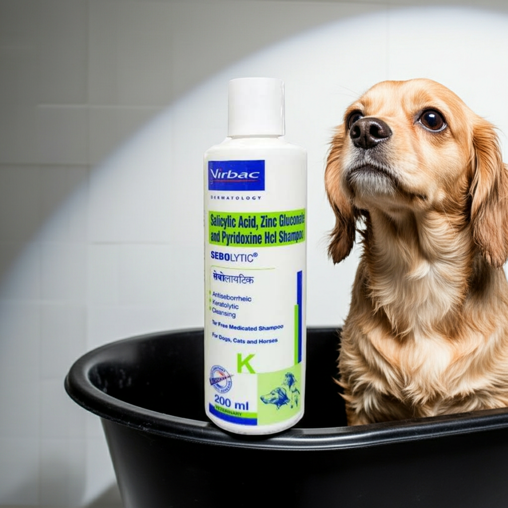 Virbac Sebolytic 200ml Medicated Pet Shampoo