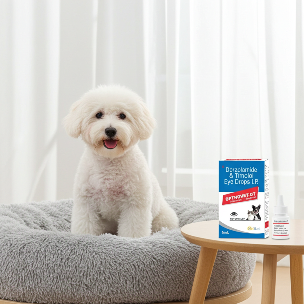 Oriheal Opthovet DT Eye Drops for Dogs & Cats | Pet Eye Care & Hygiene Solution