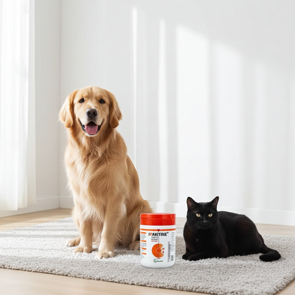 Vetoquinol Ipakitine Powder 180gm for Dogs & Cats | Phosphate Binder Supplement for Kidney Support & Renal Health | Reduces Uremic Toxins | Veterinary Formula