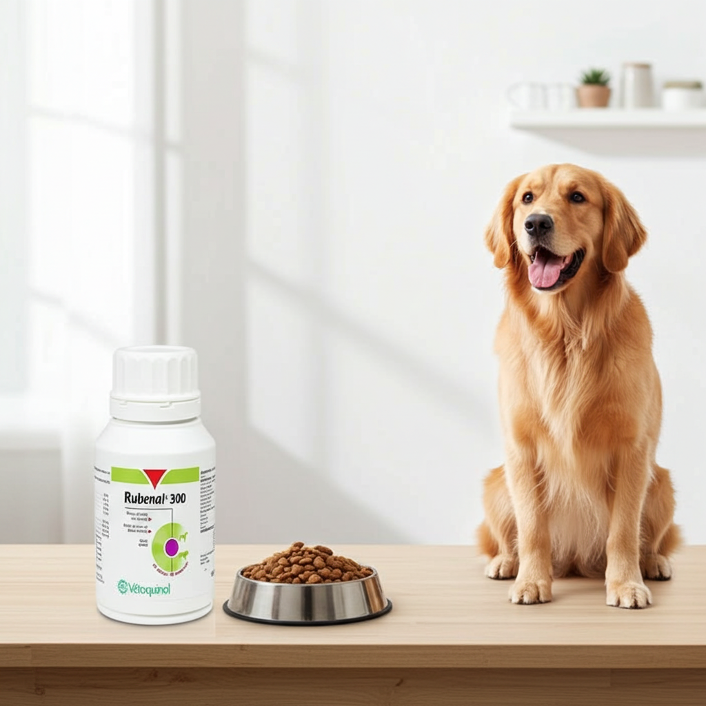 Vetoquinol Rubenal 300 Tablets 60â€™s â€“ Kidney Support Supplement for Dogs and Cats