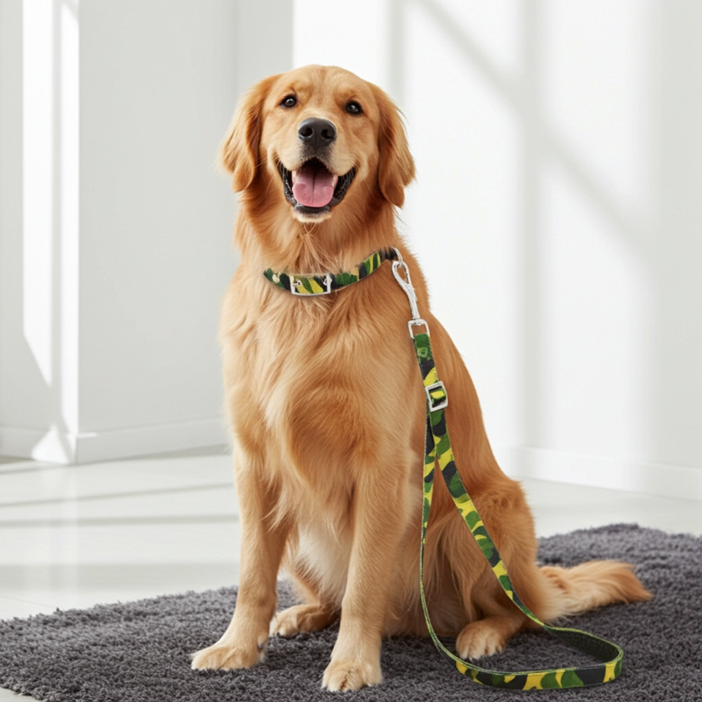 Paws & Tailsâ„¢ 20MM-Leash & Collar-Poly Print Padded
