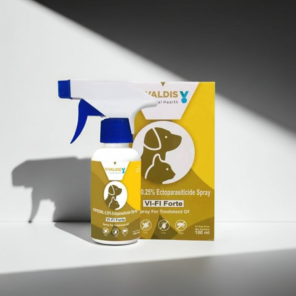 Vivaldis Vifi Forte Anti-Tick Spray for Dogs & Cats 100ML