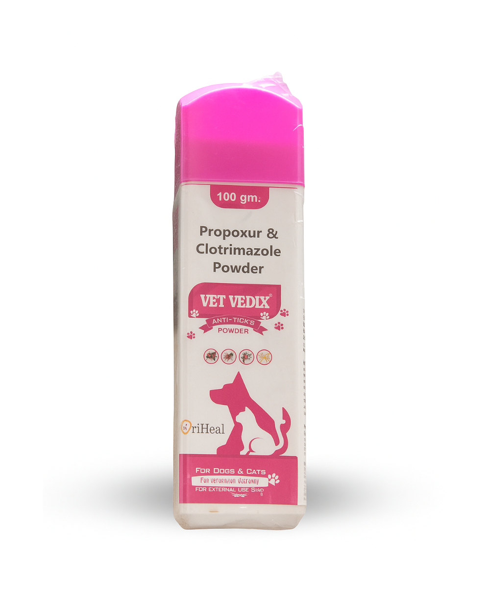 Oriheal Vet Vedex Anti TIck Powder 100gm