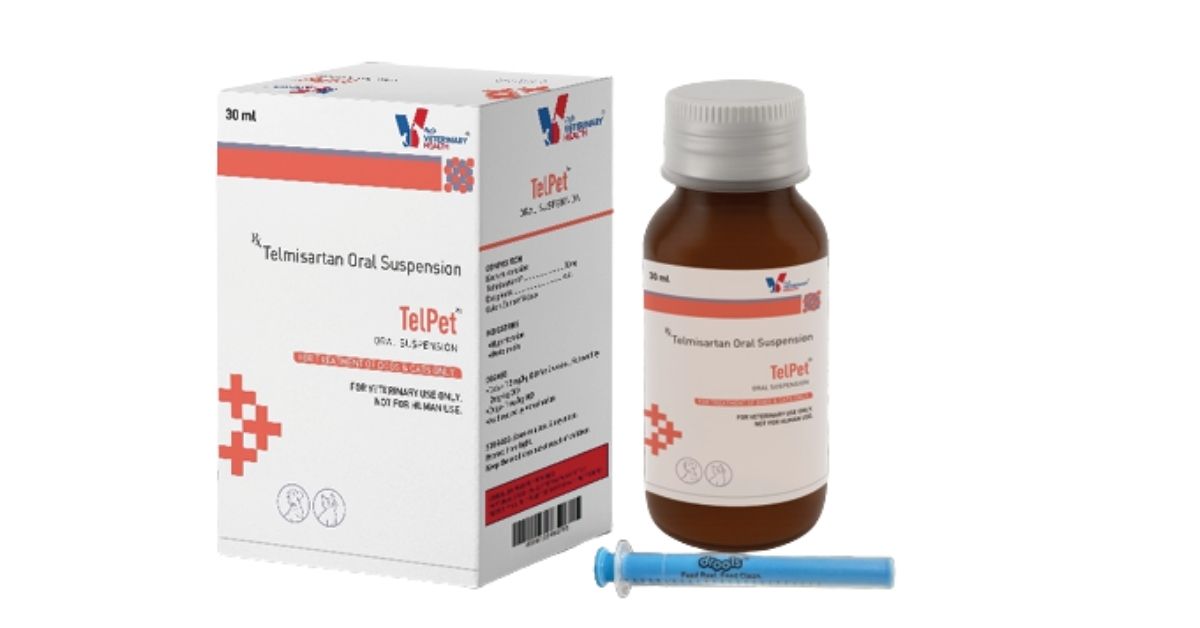 Drools Telpet Oral Suspension â€“ Blood Pressure Support with Telmisartan for Dogs & Cats