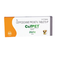 Intas Cefpet 100mg Tablet for Dogs & Cats | Cefpodoxime Proxetil Veterinary Antibiotic for Bacterial Infections