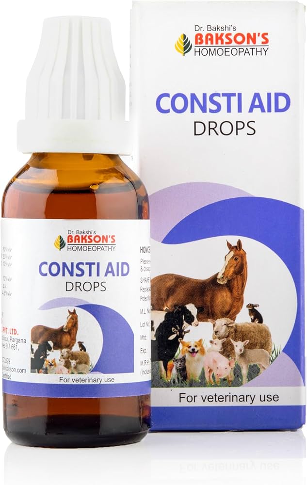 Bakson Consti Aid Drops 30ml | Homeopathic Relief for Constipation, Indigestion & Bloating | Natural Bowel Regulator