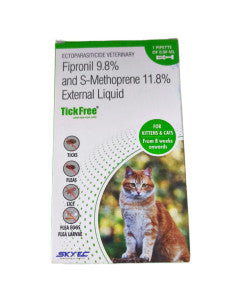 Skyec TickFree Spot-On for Cats â€“ Anti-Tick & Flea Treatment