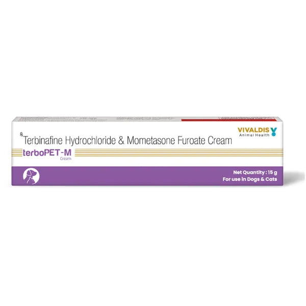 Vivaldis Terbopet M (Terbinafine) Ointment for Dogs & Cats (15g)
