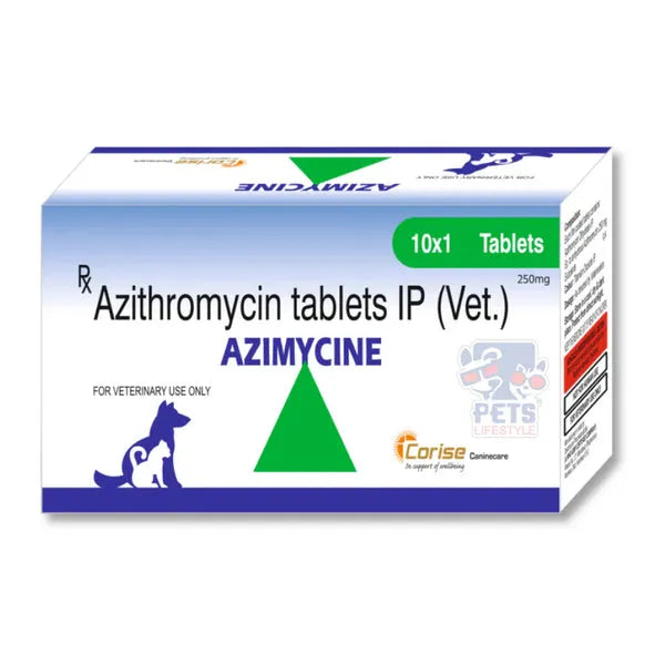 Corise Azimycine Tablet (Azithromycin) for Dogs and Cats