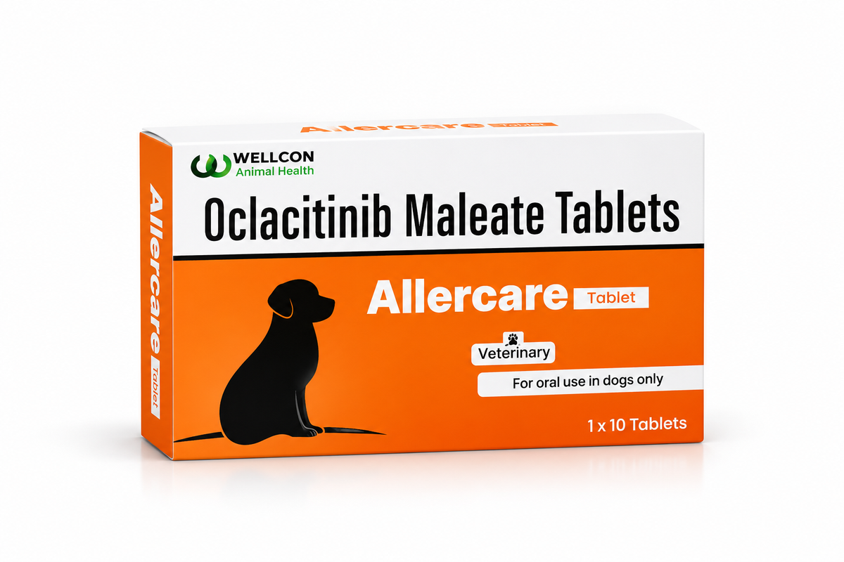 Wellcon Allercare Oclacitinib Tablets for Dogs | 3.6mg, 5.4mg & 16mg | Prescription Allergy Care