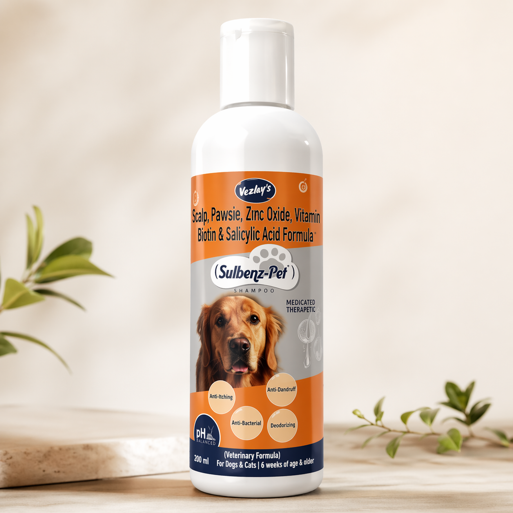 Venky's Sulbenz Medicated Shampoo for Dogs & Cats - 200 ml