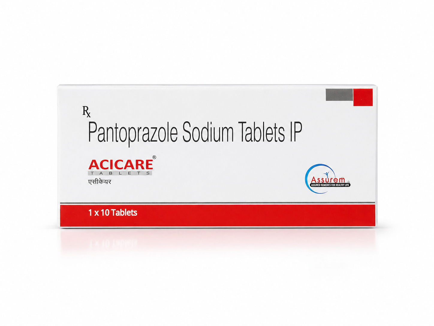 Assurem Acicare 40 mg Tablets (Pack of 10 Tablets)