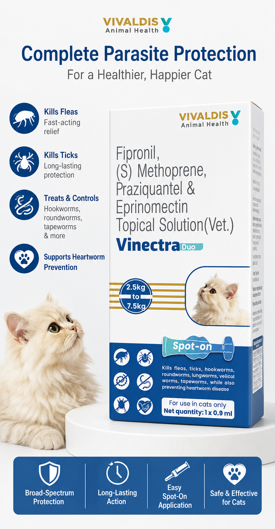 Vivaldis Vinectra Duo Spot On For Cat