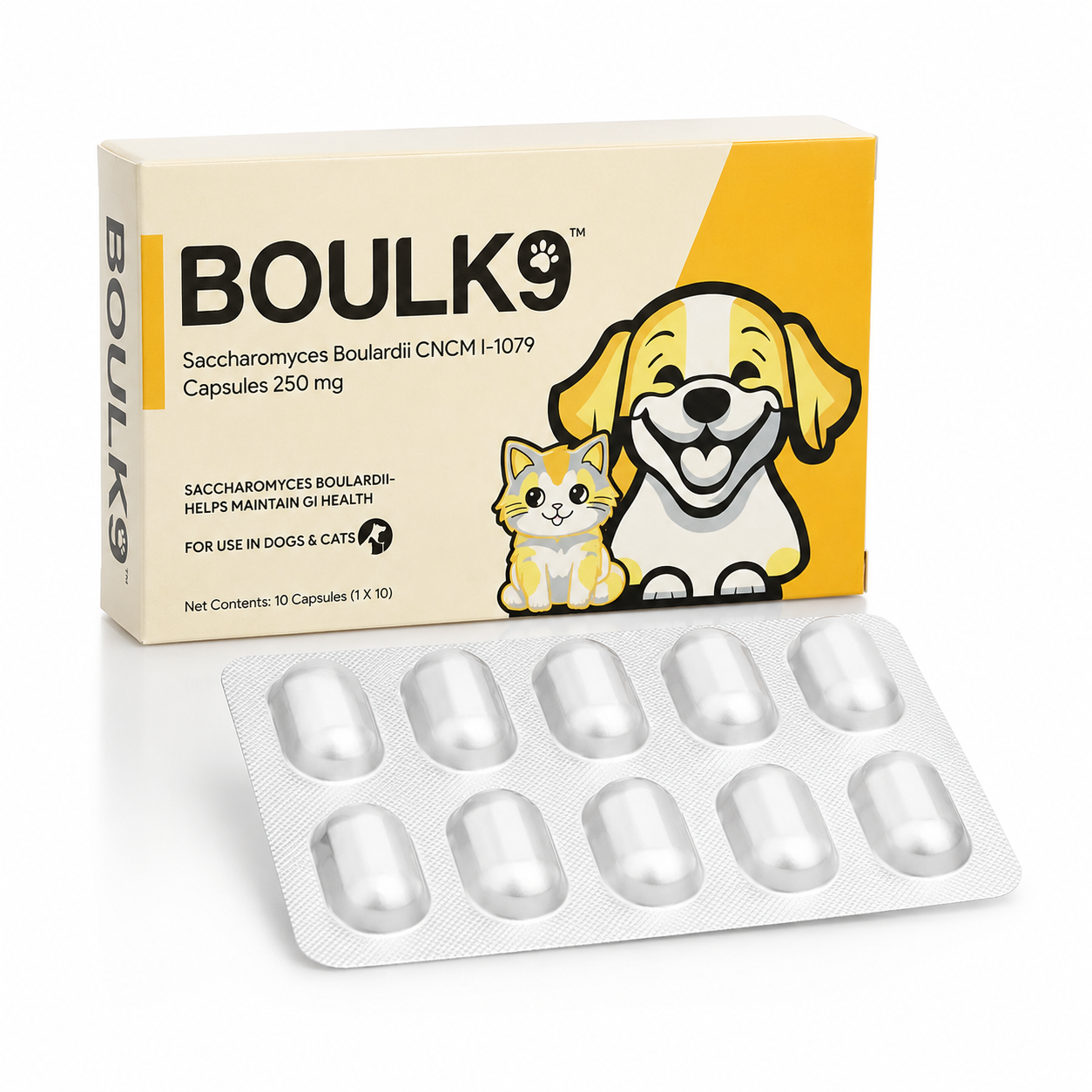 Enavant BOULK9 Capsules 250mg for Dogs & Cats